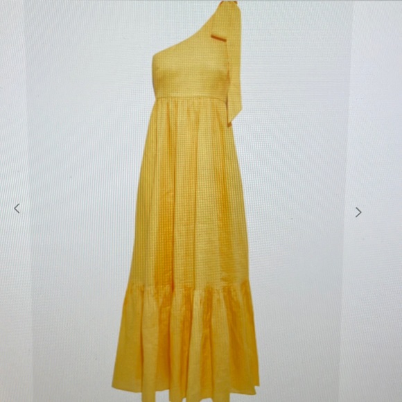 Zimmermann Juliette one-shoulder bow-detailed linen maxi dress size 0 - Picture 1 of 8